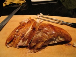 sliced turkey breast