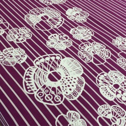 flower printed tablecloth